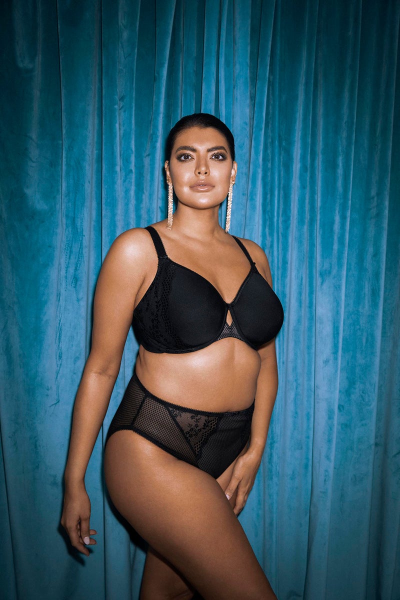 Elomi سوتيان إيلومي تشارلي بدون حزام مع حشوة غير ملحومة (4383)، 34G، أسود - Image 4